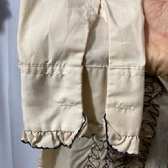 Vtg 70's After Six Baby Green and Tan RUFFLED Tuxedo Prom Bundle =2 total - Picture 11 of 12